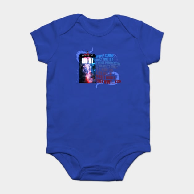 Timey Wimey Baby Bodysuit by GnarllyMama